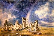 John Constable Stonehenge oil